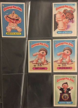 Garbage Pail Kids 2nd Series Partial Set 1985 (42 Cards)