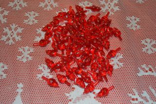 69 Large Red Santa Bulbs / Lights / Ornaments For Ceramic Trees