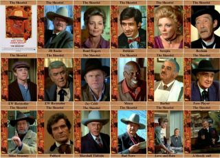 The Shootist John Wayne Movie Trading Cards