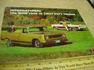 1970 International Harvester Ihc Pickup Truck Car Auto Sales Brochure