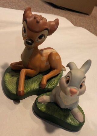 WDCC The Young Prince & Thumper - Did the Young Prince Fall Down Bambi set - VG 2