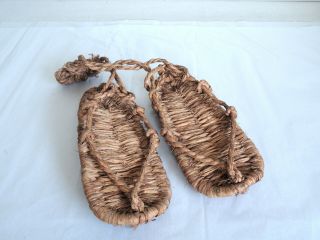 Japanese Old Straw Sandals Waraji