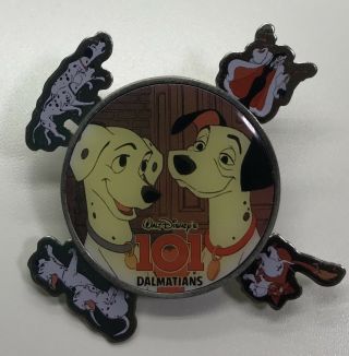 Rare Disney Pin 40689 Japan Theater Spinner Series Film Magic 101 Dalmatians