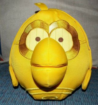 Star Wars Angry Birds C3po Stuffed Plush With Sounds 8 " Large.  Next Day Ship