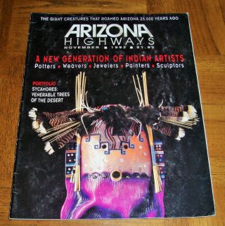 ARIZONA HIGHWAYS 12 INDIAN ISSUES - INDIAN ARTS & CRAFTS COLLECTIBLE - ABT $3 EA 2