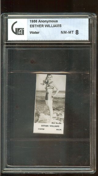 1956 Anonymous Esther Williams Water Nm - Mt 8 Annonymous Rare Set