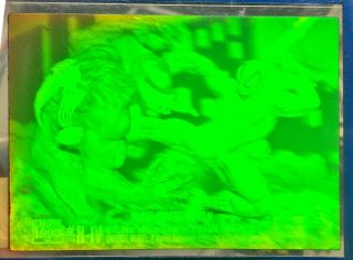 1993 Marvel Universe Series Iv H - Iv Venom Vs Spider - Man 3d Hologram Card
