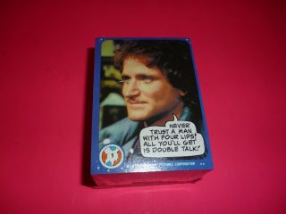 1978 Topps Mork & Mindy Complete Non - Sport Card Set 1 - 99 And Stickers 1 - 22