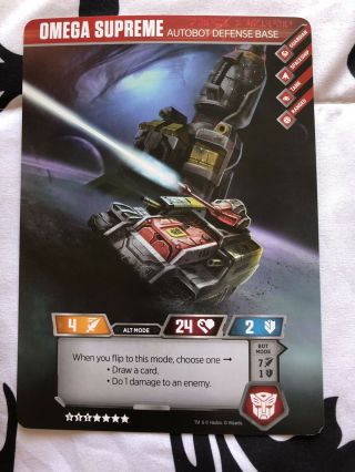 Transformers Omega Supreme Oversized Card Loot Crate Exclusive February 2019 2