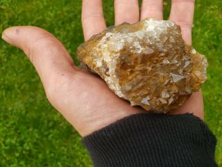 Smoky quartz crystal cluster central Ohio flint region 002 3