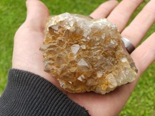 Smoky quartz crystal cluster central Ohio flint region 002 4