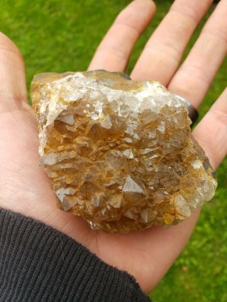 Smoky quartz crystal cluster central Ohio flint region 002 5