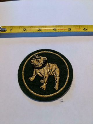 Mack Bulldog Embroidered Patch