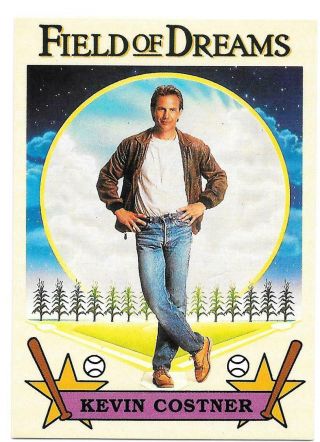 Promoking - 1990 Field Of Dreams Movie Promo Card Kevin Costner Pay Per View Tv