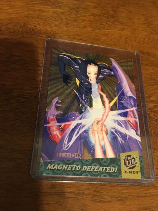 1994 Fleer Ultra X - Men Fatal Attractions Chase Card 5 Magneto Defeated