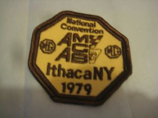 Aamgb National Convention Patch From 1979 Mg Mgb Convention Ithaca,  Ny
