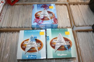 Skybox Star Trek The Next Generation Season 2,  3,  & 5 Boxes (5 Is Hobby)