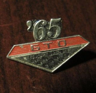 Vintage 1965 Pontiac Gto Hat Lapel Pin