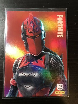 Red Knight 285 Legendary Outfit Holofoil Fortnite Card 2019