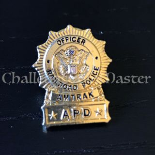 A4 Amtrak Railroad Police Department Lapel Pin