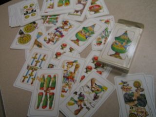 1982 Vintage Italian Playing Cards Dal Negro Ro Marcenaro Per Castelli Complete