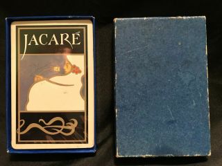 Vintage Jacare Deck Of Playing Cards In Blue Box