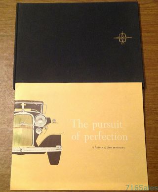 1956 Ford Lincoln Continental Ii Book & 1959 Lincoln History Of Fine Motorcars
