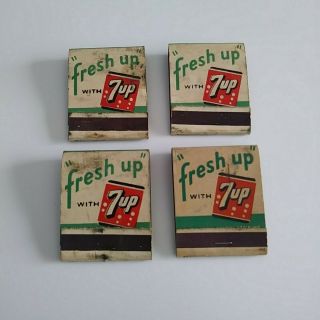 Matchbook Vintage Fresh Up With 7up Buy It By The Case Full Unstruck Four Books