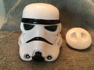 Ceramic Star Wars Storm Trooper Cookie Candy Jar