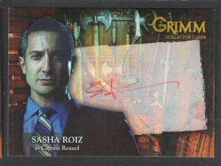 Grimm Season 1 (breygent/2013) Autograph Card Srac - 1 Sasha Roiz