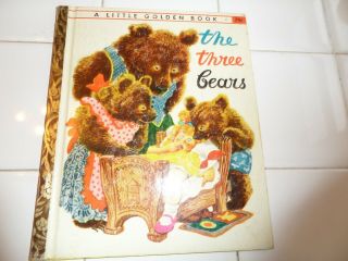 The Three Bears,  A Little Golden Book,  1948 (vintage; Children 