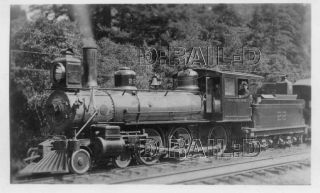 9d207 Rp 1920s/50s? South Pacific Coast Railroad 4 - 6 - 0 Loco 22