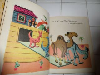 Mr.  Noah And His Family,  A Little Golden Book,  1948 (VINTAGE Children ' s Hardcover) 5