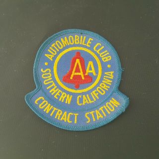 Aaa American Automobile Association Southern California Contract Station Patch