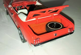 1/24 Diecast Franklin 1964 1/2 Ford Mustang Convertible - - No Box 5