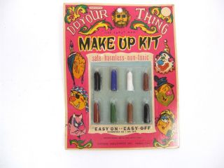Vintage Topstone Do Your Thing Halloween Make Up Kit On Card