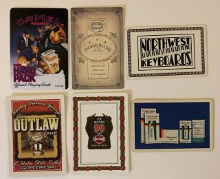 12 Vintage Playing Cards Ads Coke/Pepsi/KayJewels/Camel/Harley Davidson/ Etc 4