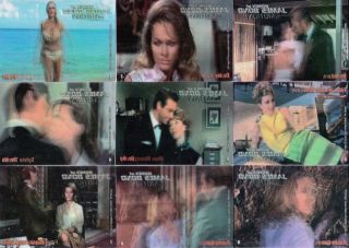 Women Of James Bond In Motion 2003 Base Card Set Of 63,  Checklist Movie