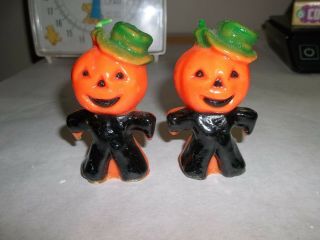 2 Gurley Halloween Pumpkin Candles