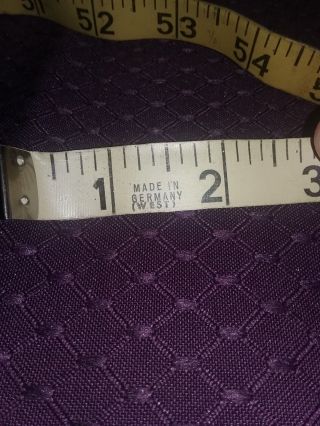 Vintage Sewing Measuring Tape Made In West Germany Maas Brothers Price Tag
