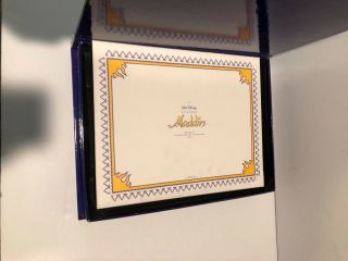 Walt Disney Aladdin DeLuxe Video Box Set Lithographs Book CD VHS Exclusive 4
