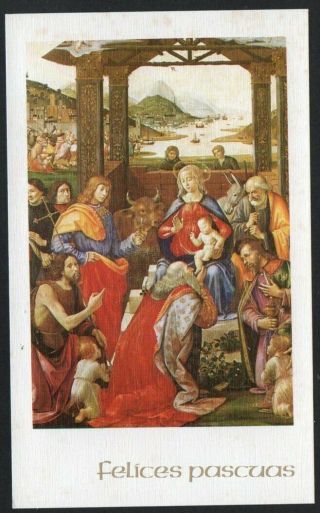 Holy Card De Jesus Y San Juan Bautista Santino Image Pieuse Estampa