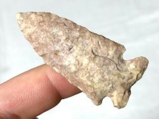 Colorful Turin Point Andrew Co. ,  Missouri Authentic Arrowhead Artifact C19