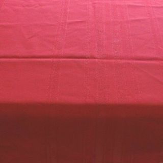 Vgc Holiday / Christmas Red Rectangle Tablecloth - - Size 84 " X 60 "