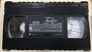 Aladdin Walt Disney Black Diamond Classics VHS Video Tape 1992 Robin Williams 4