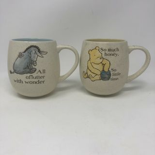 Disney Store Vintage Style Classic Winnie The Pooh And Eeyore Mugs 3