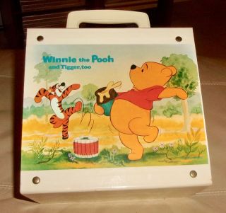 Winnie The Pooh : 45 Record Carrying Case : Walt Disney