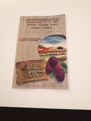 Vintage Leaflet Booklet Knott 
