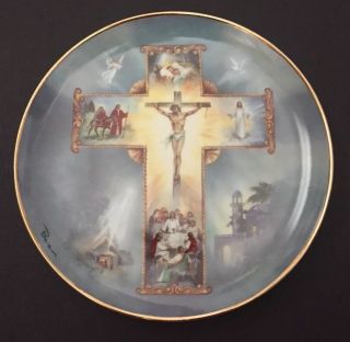 The Life Of Christ Limited Edition Collector Plate By Bar Zoni Fine Porcelain 8”
