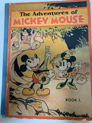The Adventures Of Mickey Mouse Book 1.  Walt Disney Productions 1931
